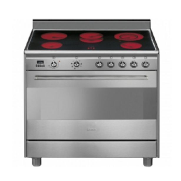 Smeg 90cm stainless steel stove scd91cmx9 offer at Hirsch's