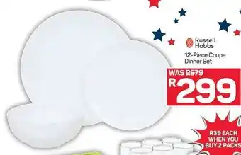 Pick n Pay Hypermarket Russell Hobbs 12-Piece Coupe Dinner Set offer