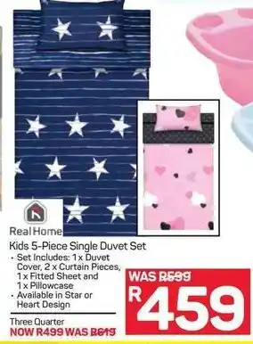 Pick n Pay Hypermarket Real Home Kids 5-Piece Single Duvet Set offer