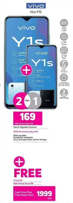 Game Vivo Y1s offer