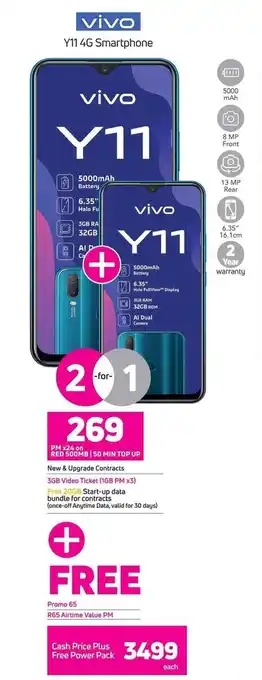 Vivo Y11 4G Smartphone
