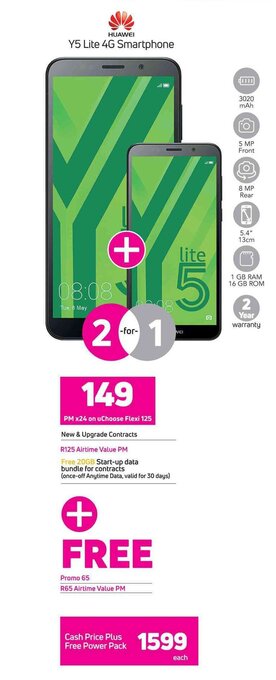 Game Huawei Y5 Lite 4G Smartphone offer