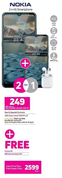 Game Nokia 2.4 4G Smartphone offer