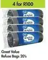 Super Mama Value Drawstring Refuse Bags-For 2 x 20's