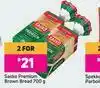 Blue Ribbon Toaster Brown Bread-For 2 x 700g