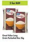Absolute Pets Great Value Long Grain Parboiled Rice-For 2 x 2Kg offer