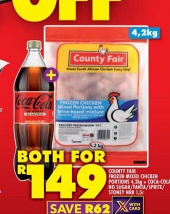 Shoprite County fair chicken + coca-cola offer