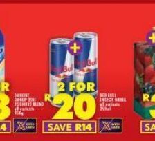 Shoprite Red bull energy drink 2 offer