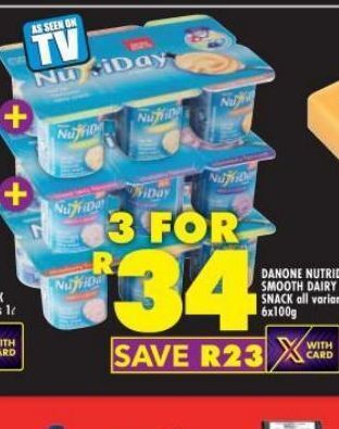 Shoprite Nutriday yogurt 3 offer