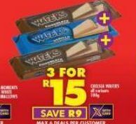 Shoprite Chelsea wafers 3 offer