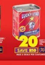 Shoprite Lucky star corned meat offer