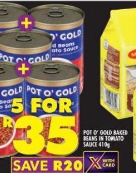 Shoprite Pot o' gold baked beans 5 offer