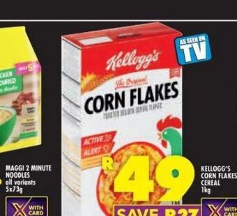 Shoprite Kellogg's corn flakes offer