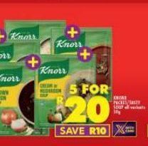 Shoprite Knorr soup 5 offer