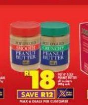 Shoprite Pot o' gold peanut butter offer