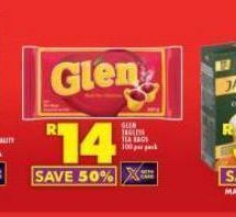 Shoprite Glen tea offer
