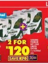 Shoprite Savanna cider 2 offer