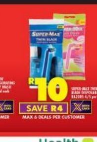 Supermax razors
