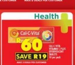 Shoprite Cal-c-vita offer