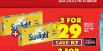 Shoprite Sunlight laundry soap 2 offer