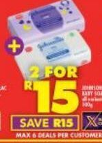 Shoprite Johnson's baby soap 2 offer