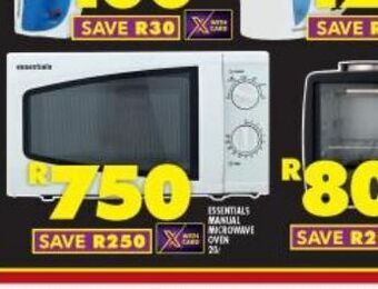 Shoprite Essentials microwave oven offer