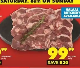 Shoprite Half lamb offer
