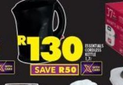 Shoprite Essentials kettle offer