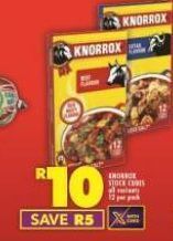 Shoprite Knorrox stock cubes offer