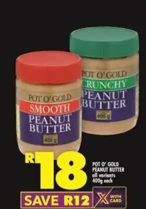 Shoprite Pot o' gold peanut butter offer