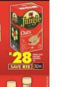 Shoprite Jungle oats offer
