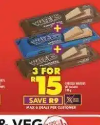 Shoprite Chelsea wafers 3 offer