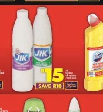 Shoprite Jik bleach offer