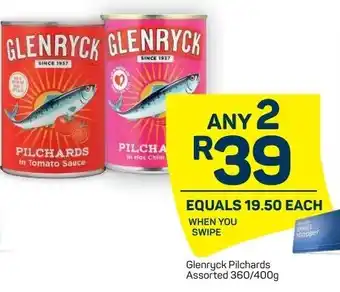 Glenryck Pilchards Assorted 360/400g