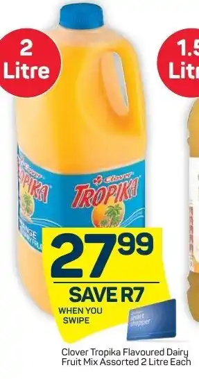 Pick n Pay Liquor Clover Tropika Flavoured Dairy Fruit Mix Assorted 2 Litre offer