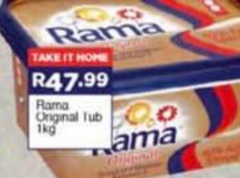 Super Save Rama Original Tub 1kg offer