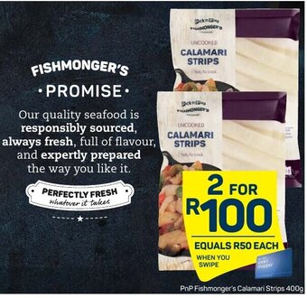 PnP Fishmonger's Calamari Strips 400g