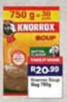 Super Save Knorrox Soup 750g offer