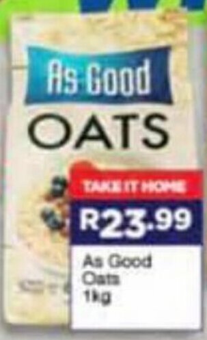 Super Save As Good Oats 1kg offer