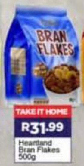 Super Save Heartland Bran Flakes 500g offer