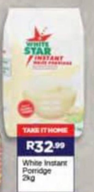 Super Save White Star Instant Porridge 2kg offer