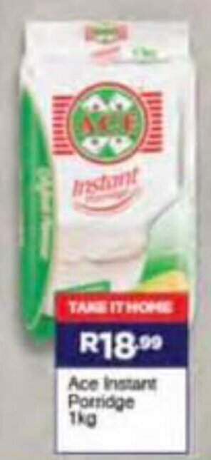 Super Save Ace Instant Porridge 1kg offer