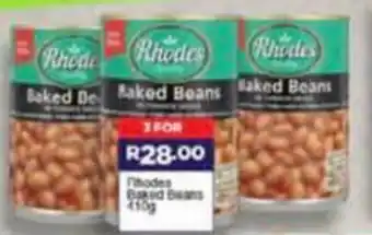 Super Save Rhodes Baked Beans 3 x 410g offer