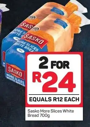 Pick n Pay Liquor Sasko More Slices White Bread 700g offer