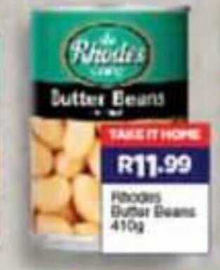 Super Save Rhodes Butter Beans 410g offer