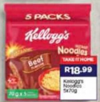 Super Save Kellogg's Noodles 5 x 70g offer