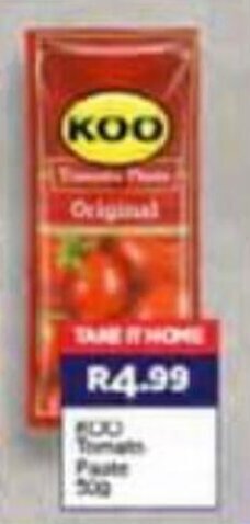 Super Save Koo Tomato Paste 50g offer