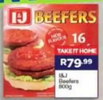 Super Save I&J Beefers 800g offer
