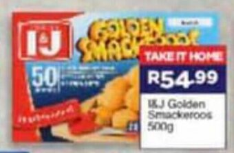 Super Save I&J Golden Smackeroos 500g offer