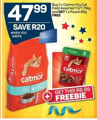 Pick n Pay Liquor Catmor Dry Cat Food 1.5kg/1.75kg offer